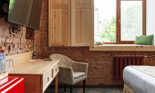 Дизайнерский ретро номер одноместное/двухместное размещение